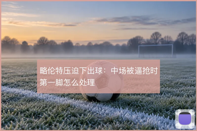 略伦特压迫下出球:中场被逼抢时第一脚怎么处理